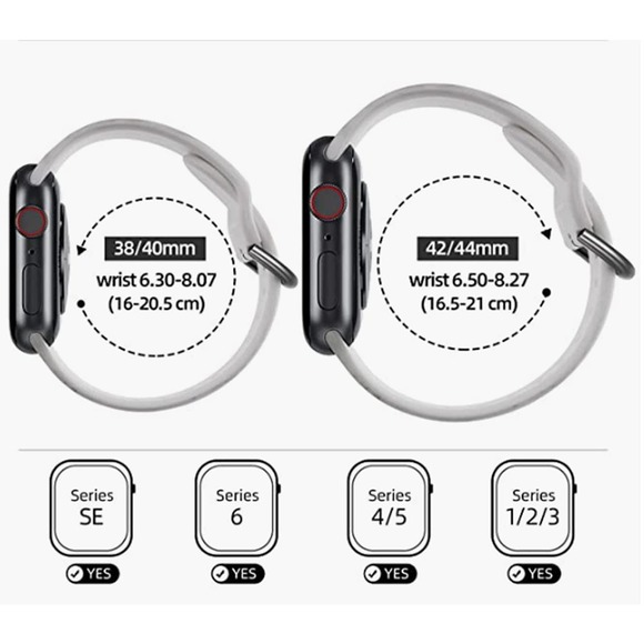 UMEINAC Apple iWatch Band, 42mm Black Marble, For Series 6, 5, 4, 3, 2, 1 and SE - Picture 5 of 5